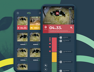 HerdEye Mobile UI app design branding product ui ux