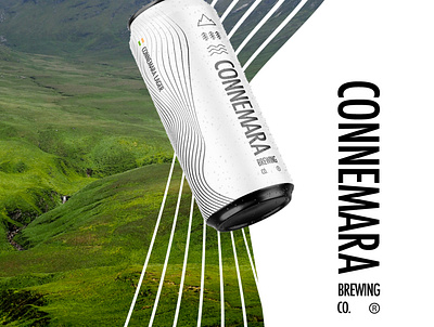 Connemara Brewing Co. beer branding can packaging