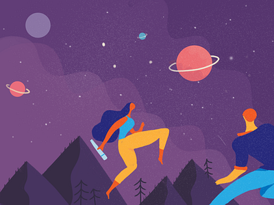 Browse Thousands Of 星空 Starry Sky Images For Design Inspiration Dribbble