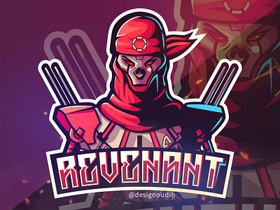 Revenant From Apex Legend Esports Logo esports esports logo esportslogo gamer gaming mascot logo mascots streamer twitch twitch logo