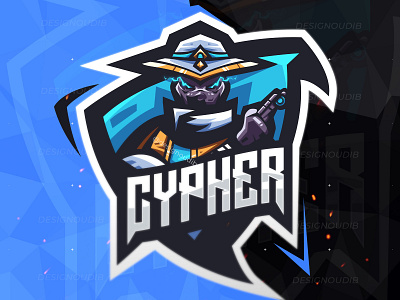 Valorant cypher Character Gaming Esports Mascot Logo esports esports logo esportslogo gamer gaming mascot logo mascots streamer twitch twitch logo