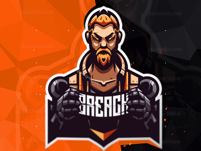 Valorant Breach Character Gaming Esports Mascot Logo esports esports logo esportslogo gamer gaming mascot logo mascots streamer twitch twitch logo