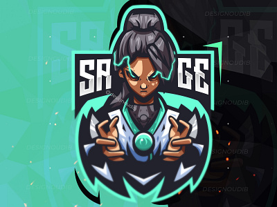 Valorant Sage Character Gaming Esports Mascot Logo esports esports logo esportslogo gamer gaming mascot logo mascots streamer twitch twitch logo