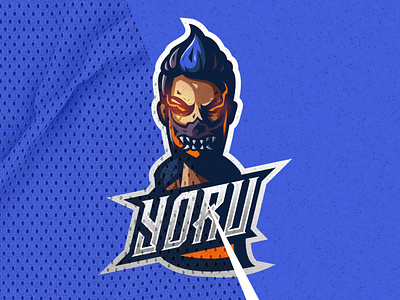 Valorant Yoru Character Gaming Esports Mascot Logo