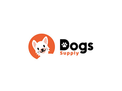 Dogs food logo design