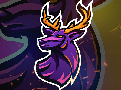 Deer Esport Team Mascot Logo deer deer head deer illustration deer logo esport esport logo esportlogo esports esports logo esportslogo gamer gaming mascot logo mascots streamer twitch twitch logo twitch overlays