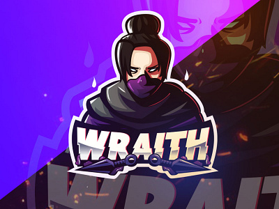 Wraith Esport Team Mascot Logo esport esport logo esportlogo esports esports logo esportslogo gamer gaming mascot logo mascots streamer twitch twitch logo twitch overlays