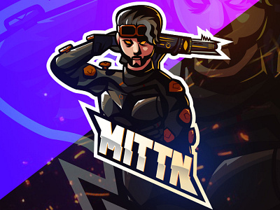 Mirage Apex Legends Esport Team Mascot Logo