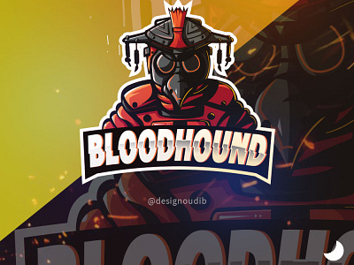 Bloodhound Apex Legends Esport Team Mascot Logo