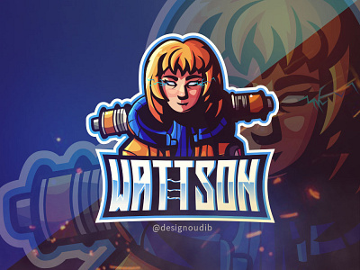 Wattson Apex Legends Esport Team Mascot Logo