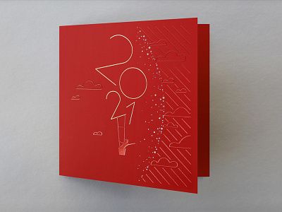 Greeting card 2021 - AM Studio art direction graphic design illustration