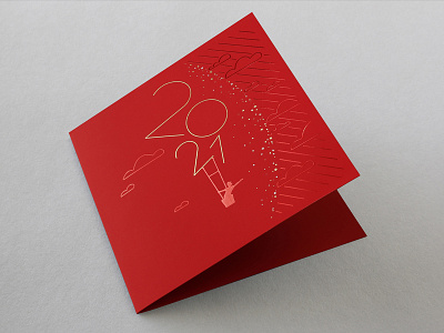 Greeting card 2021 - AM Studio art direction graphic design illustration