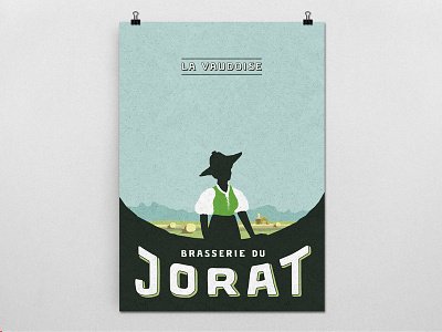 Poster "La Vaudoise" - Brasserie du Jorat