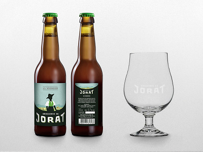 Label "La Vaudoise" - Brasserie du Jorat beer branding brasserie du jorat graphic design label vaud