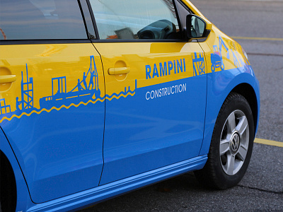 Car - Rampini Construction art direction branding car graphic design illustration