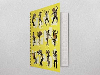 Notepad 2020 - Genoud Arts Graphiques art direction graphic design hotstamping illustration notepad