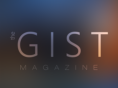 theGIST magazine logo