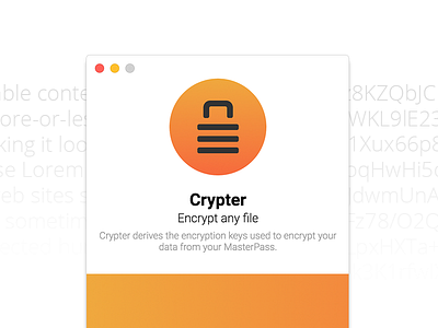 Crypter app cross platform crypter crypto encryption ui