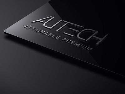 AUTECH Logo autech brand logo premium tech
