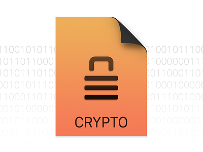 Crypto file icon design