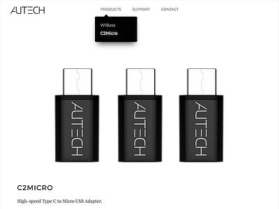 AUTECH.co Homepage autech brand web design web development website