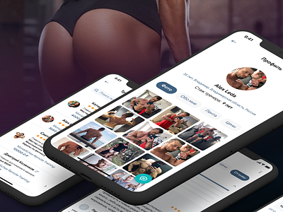Fitness Online (iOS & Android). App Redesign android design fitness fitness app interface ios sport ui workout