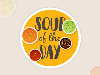 Soup Of The Day Coaster coaster coaster design soup soup of the day