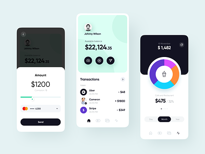 Fastpay app: exploration app branding design system finance finance app fintech identity mobile app design payments product design transactions ui