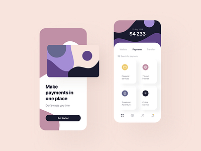 QuickPay App Concept app color design finance interface pattern payment ux uxui