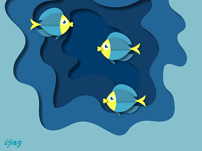 Fish design illustration vector