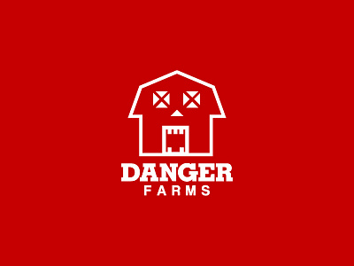 Danger Farms Logo Design