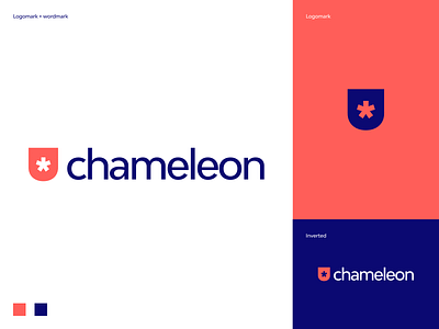 Chameleon Design System - Logo branding design systems logo typography vector