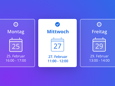 Date Selector for Haufe eAcademy app calender choice date datepicker design flat icon minimal picker ui ux website