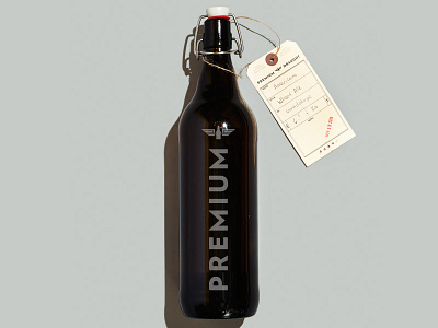 Growler beer bottle growler minimal packaging type vertical