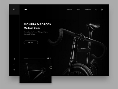 Dark mode landing page