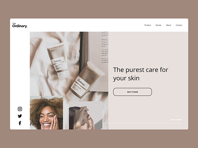 Daily UI 012 / E-Commerce Shop commerce lotion nude ordinary product shop