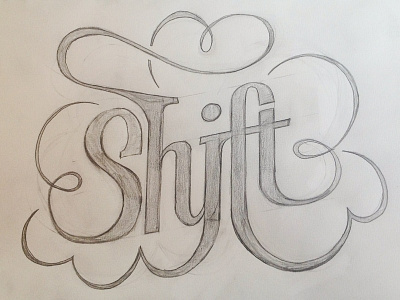 Shift hipster t-shirt logo (WIP)