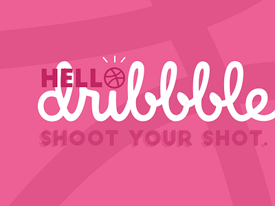 Shoot Your Shot debut design drafted firstshot graphicdesign hello