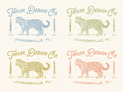 Taylor Design Co badge illustration jaguar logo