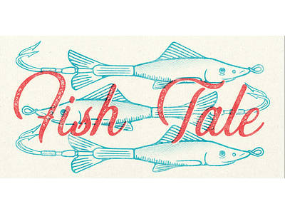 Fish Tale fish tale illustration multiply textures
