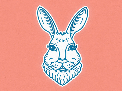 Bunny Foo Foo bunny illustration portrait rabbit