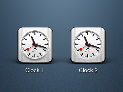 MiOS7 Clocks apple clock icon ios mios7 white