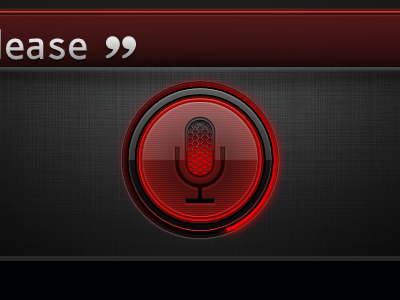 1NfraRed Siri concept apple black ios iphone red siri ui