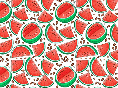 Watermelon Seamless Pattern