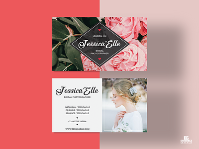 Free Bridal Photography Business Card Template bridal business card business card design business card template business cards business cards free freebie freebies photography print print design stationery design templatedesign templates