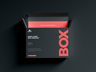 Download Open Box Mockup Designs Themes Templates And Downloadable Graphic Elements On Dribbble