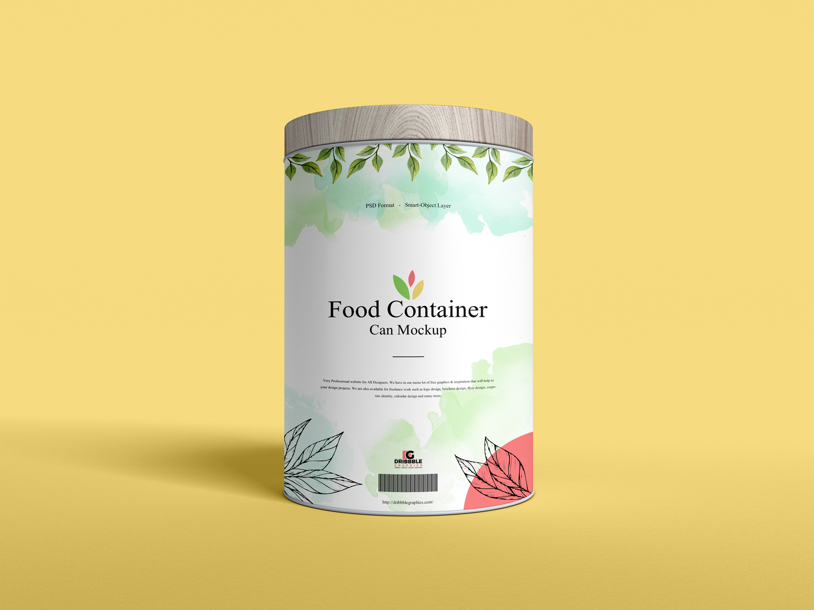 Download Free Food Container Can Mockup By Jessica Elle On Dribbble