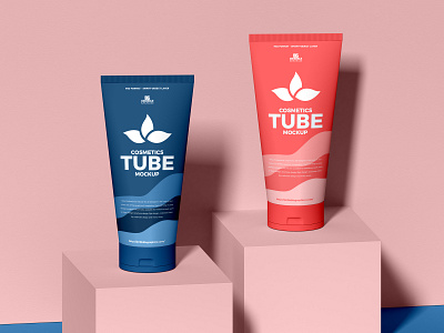 Free Cosmetic Tubes Mockup