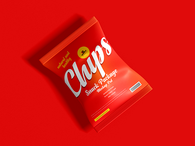 Free Snack Package Mockup