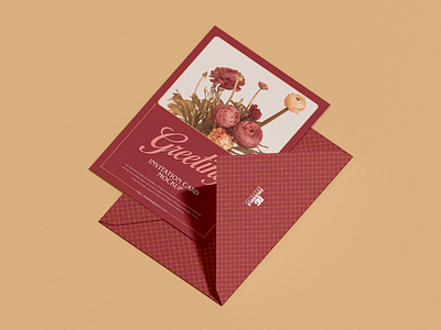 Free 5x7 Greeting Invitation Card Mockup